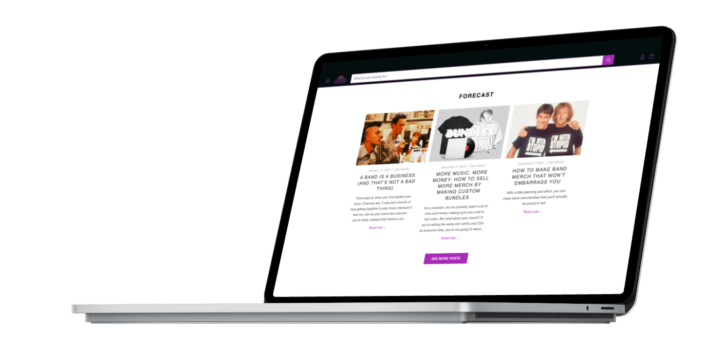 PartyCloudy interface