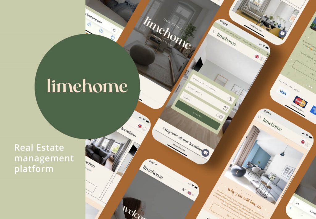 Limehome case study. UppLabs portfolio. Cover picture